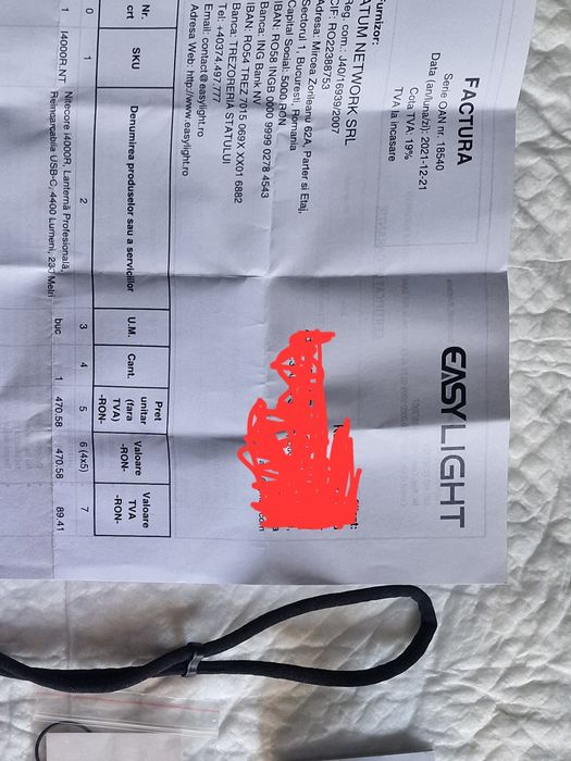 Lanternă Nitecore i4000R