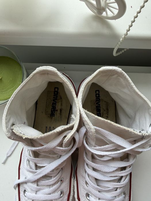 Teniși Converse Chuck Taylor All Star High – Albi – Mărimea 39.5