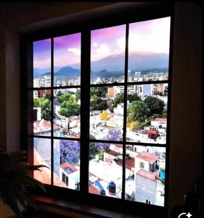 Фальш окна. Светильник