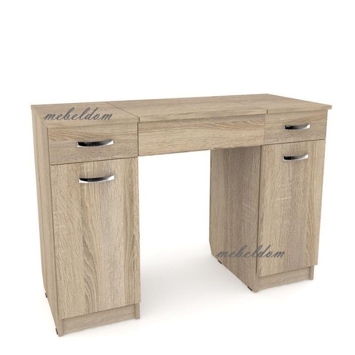 Тоалетка 120см. с огледало,2 чекмеджета и 2 плавни врати(код-1355)