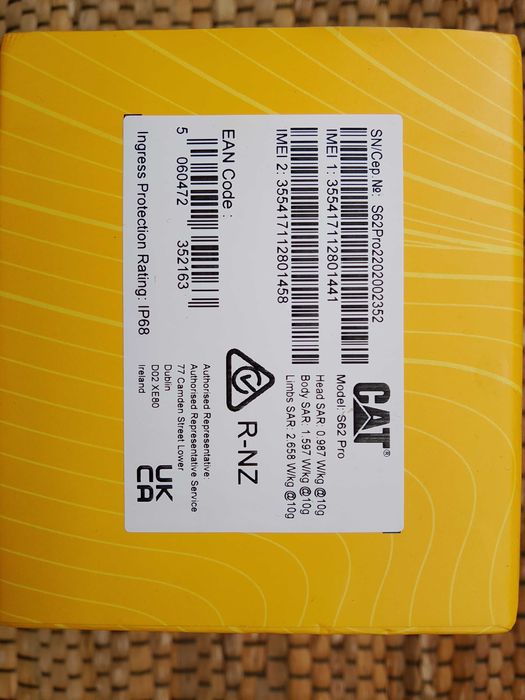 Мобилен телефон с термокамера CAT s62Pro