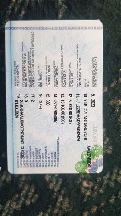 Xovo samasval sotiladi