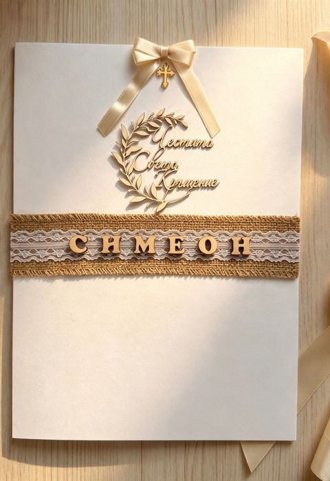 Комплекти за кръщене - ръчно изработени/handmade