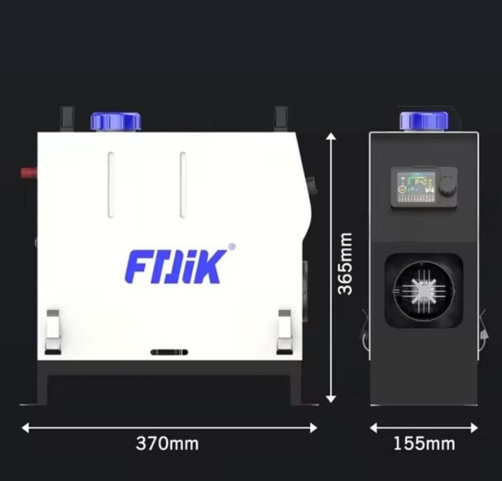 Incalzitor Motorina, Sirocou Portabil, compact 12/220V 8kw Bluetooth