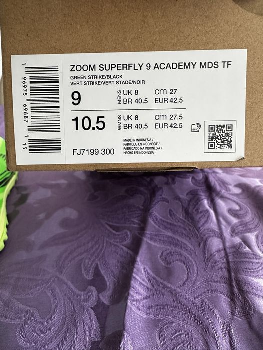 Ghete de fotbal sintetic ZOOM SUPERFLY 9 ACADEMY MDS TF