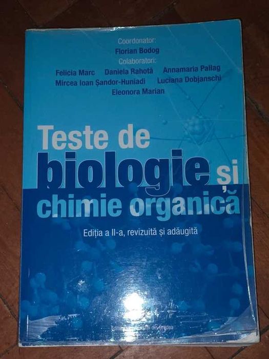 Teste de biologie si chimie organica