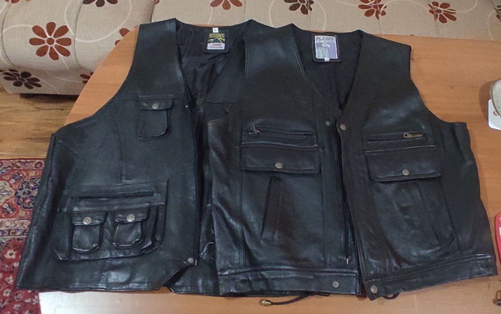 Кожени рокерски елеци два броя