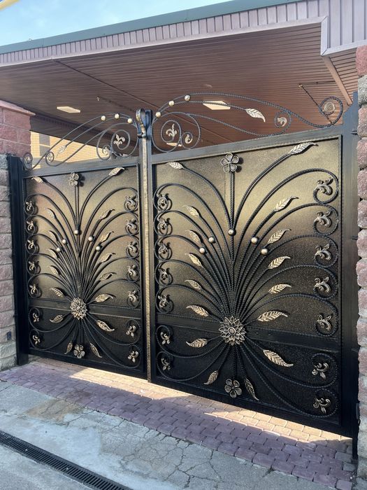 Покраска ворот