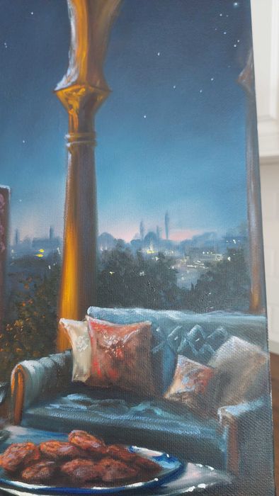 Картина маслом интерьерная