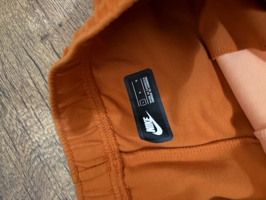 Nike tech fleece orange оранжев анцунг тек L