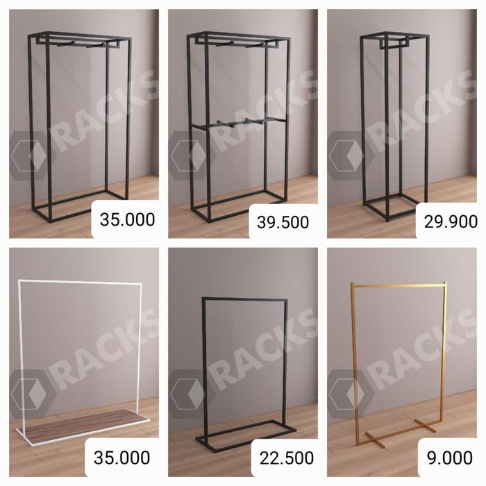 Торговое оборудование рейлы вешала для бутика одежды