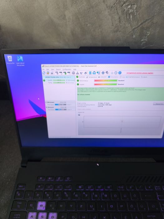 Laptop Gaming ASUS TUF A15 - RTX 3070, Ryzen 7, 16GB RAM, 1TB SSD