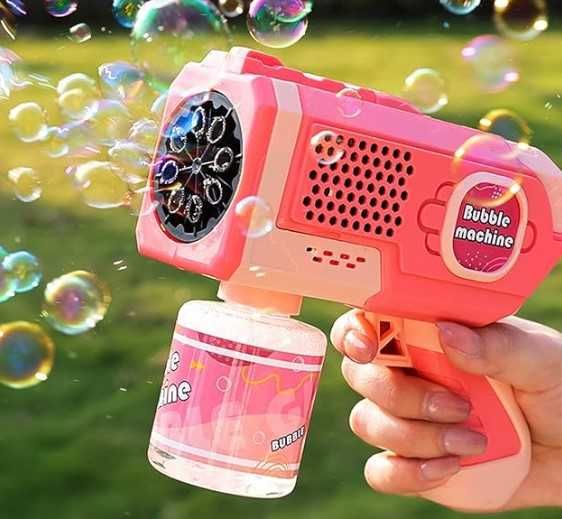 Автоматичен пистолет за сапунени бални с батерии