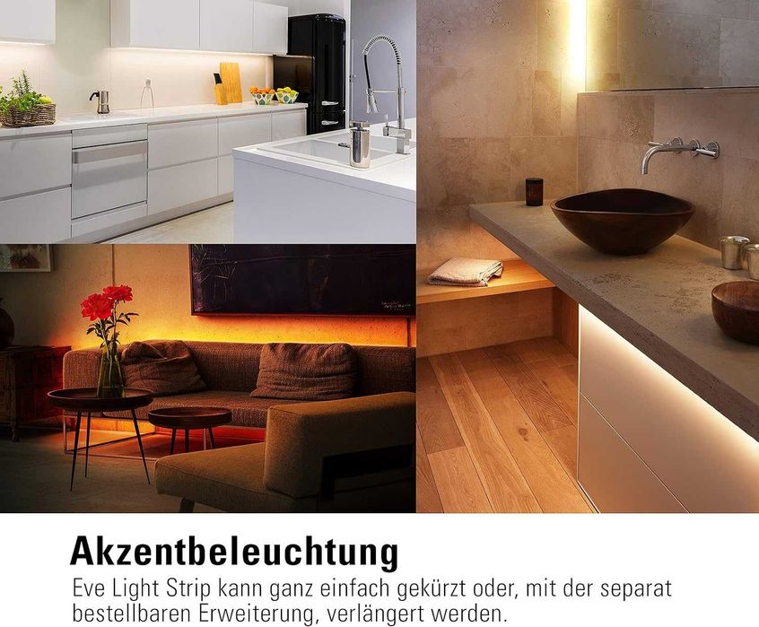 Bandă led inteligentă Eve Light Strip, 2m, HomeKit