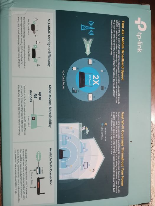 Router wireless TP-link 4G AC1200