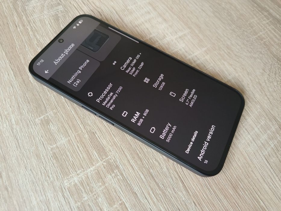 Nothing Phone 2a, 8/128, Black