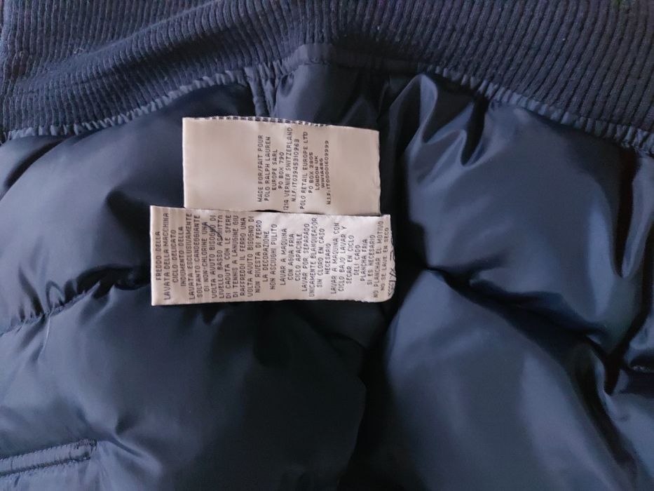 Ralph Lauren  XS 36 дамско пухено яке кропнато. 80%пух 20 пера .