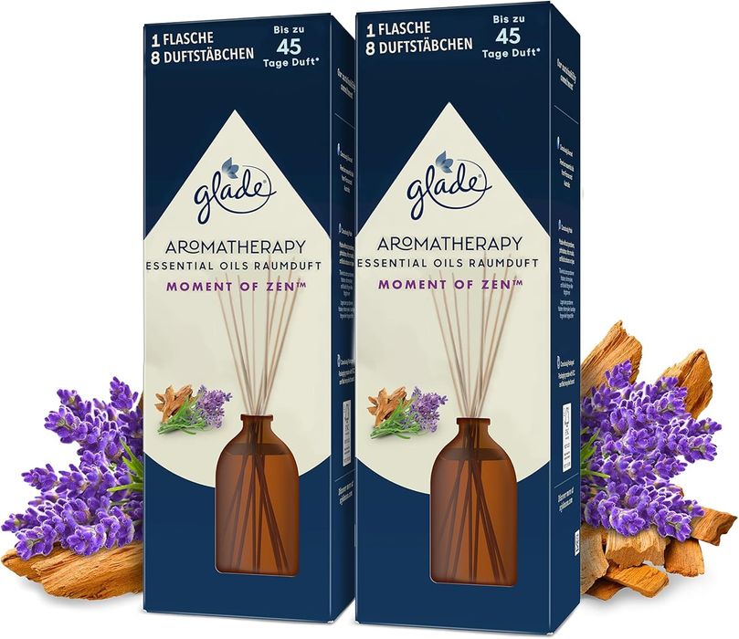 Glade Aromatherapy Essential Oils, Moment of Zen, лавандула и сандалов