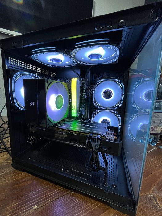 Unitate pc Gaming 1080p i7 gen 9 32gb ram ssd Nvme 512 gb hdd 3 tb video AMD 8gb