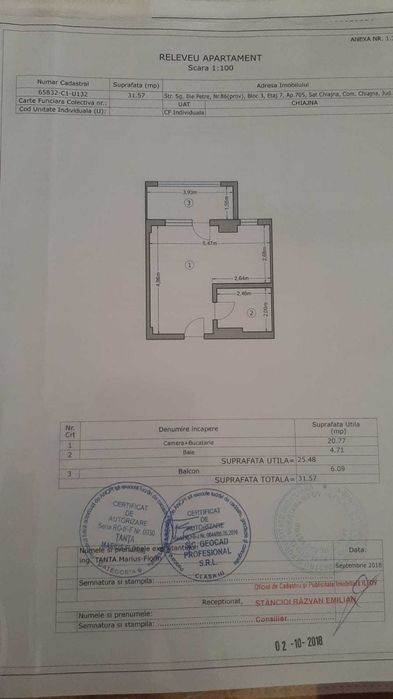 Garsoniera de vanzare Militari Residence, Ilie Petre