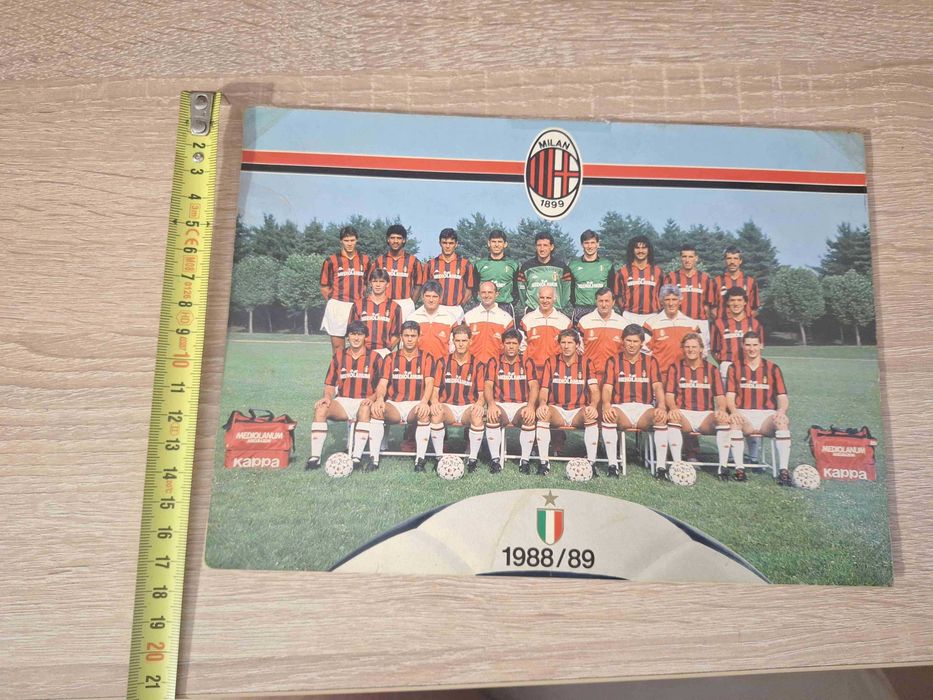 ОРИГИНАЛ! Уникално колекционерско футболно списание от 1988 г.  AC MILAN – ВИТОША / ЛЕВСКИ