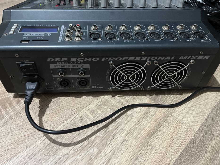 Усиленный микшерный пульт (powered mixer)