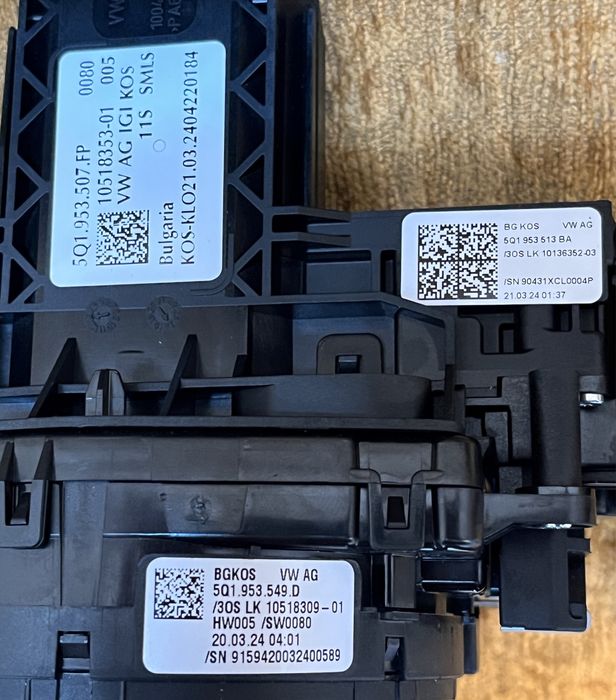 Spira / Spirala / SZL / Bloc manete VW Seat Skoda Audi