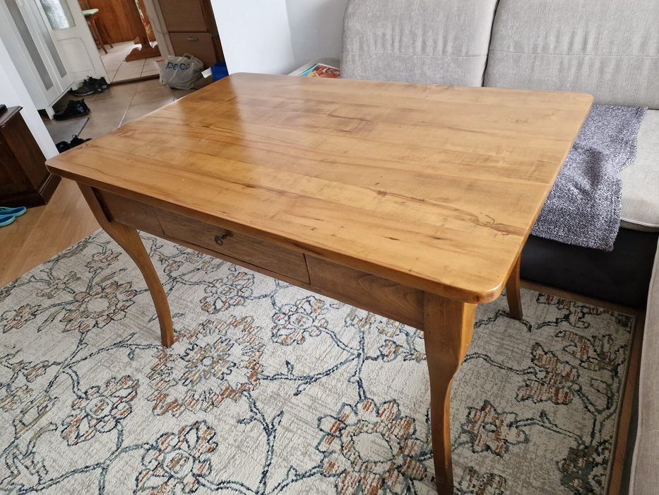 Masa de bucatarie - 4 pers. - noua, din lemn masiv de paltin