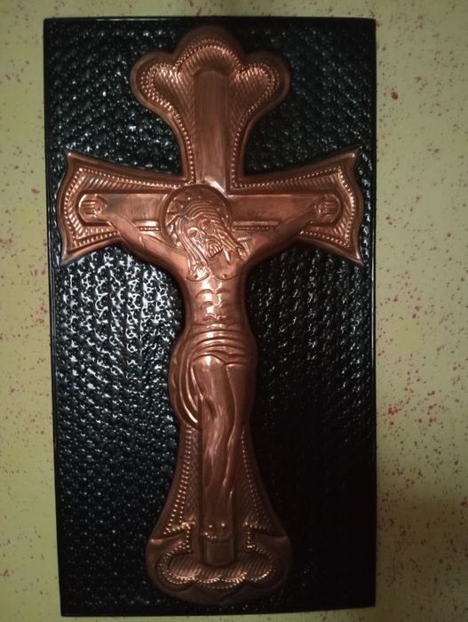 Чеканка Иисус Христос распятия.