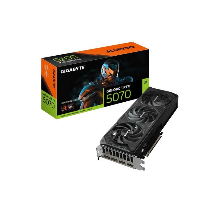 ; Видеокарта GIGABYTE RTX5070 12GB Windforce OC