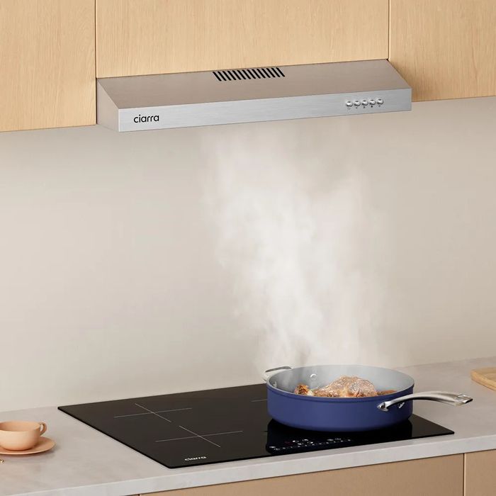Абсорбатор за вграждане под шкаф CIARRA CBCS6903D, 60 см, 220 m³/h + функция за рециркулация