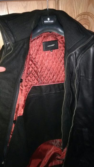 Geaca de piele eleganta