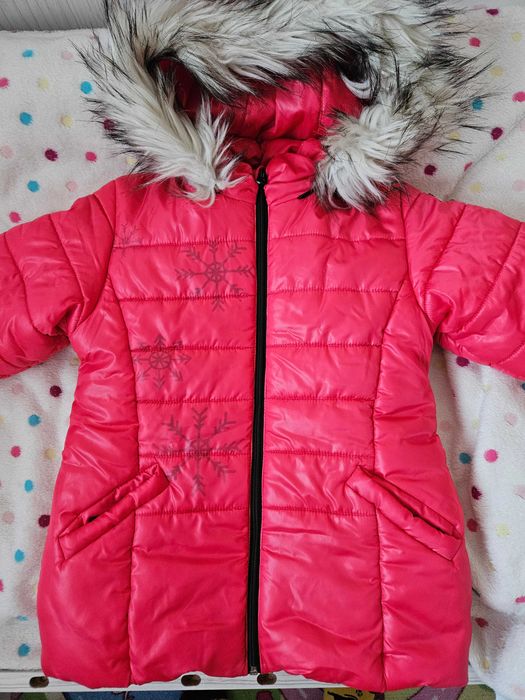 Зимни ватирани якета за момичета