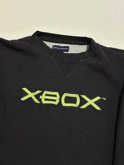 Винтидж спортна блуза (суичър без качулка) Xbox с бродерия