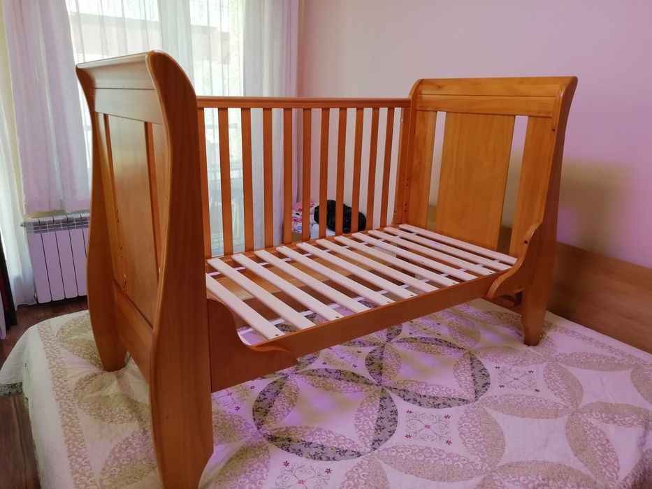 Бебешко Детско Легло Креватче Tutti Bambini 3 в 1 Ортопедичен Матрак