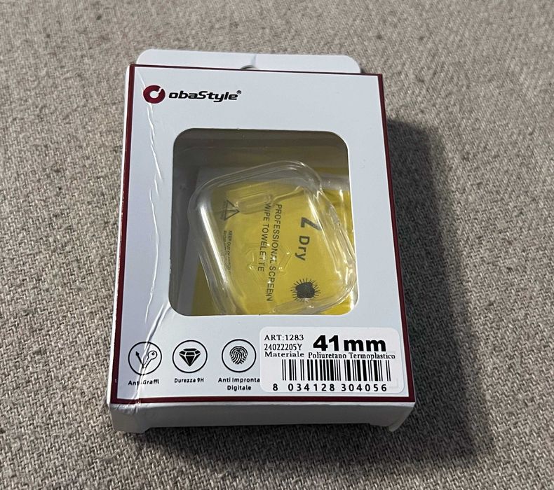 Carcasa protectie ObaStyle 41mm compatibila Apple Watch noi