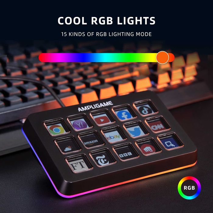 Fifine D6 Apligame Steam Panel програмируемая панель для игр и стримов