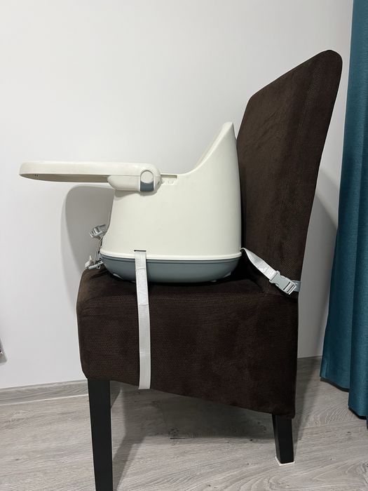 Scaun de masă copii 3-în-1 (Scaun înalt, Booster de scaun și Scăunel de podea) – Stare excelentă