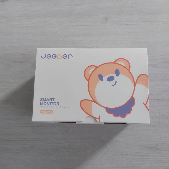 Нов Смарт Видео Бебефон Jeeber 2K VB805PRO – 5" Дисплей + Wi-Fi Приложение, Нощно виждане, Сензор за плач
