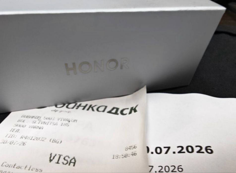 КАТО НОВ 512GB Honor Magic 8 Pro Гаранция Vivacom 2028. Black / Черен