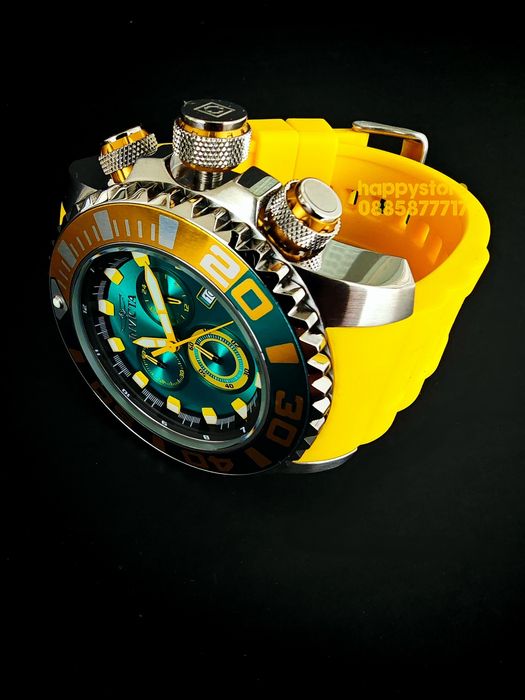 INVICTA Seahorse Yellow 52 mm, Инвикта нов ръчен часовник