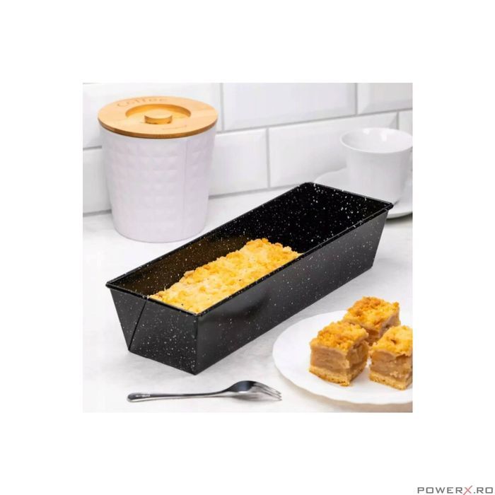 Tava dreptunghiulara pentru copt prajituri, 35,5x11,5x7,3 cm, Kinghoff