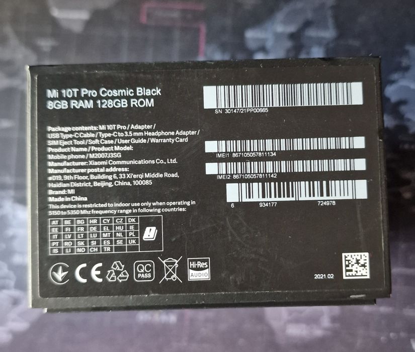 Xiaomi Mi 10T pro
