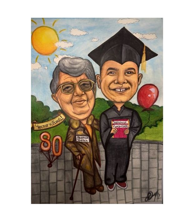 Шарж/ карикатура/ портрет за любим Ваш човек!