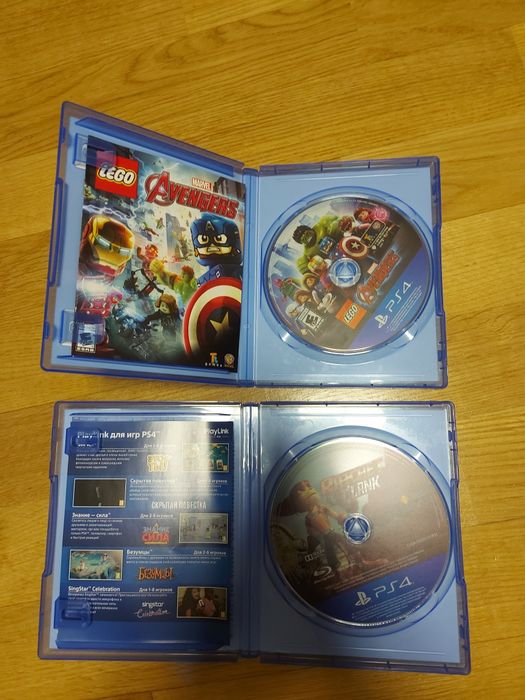Диски на пс4 Avengers и Ratchet and clank