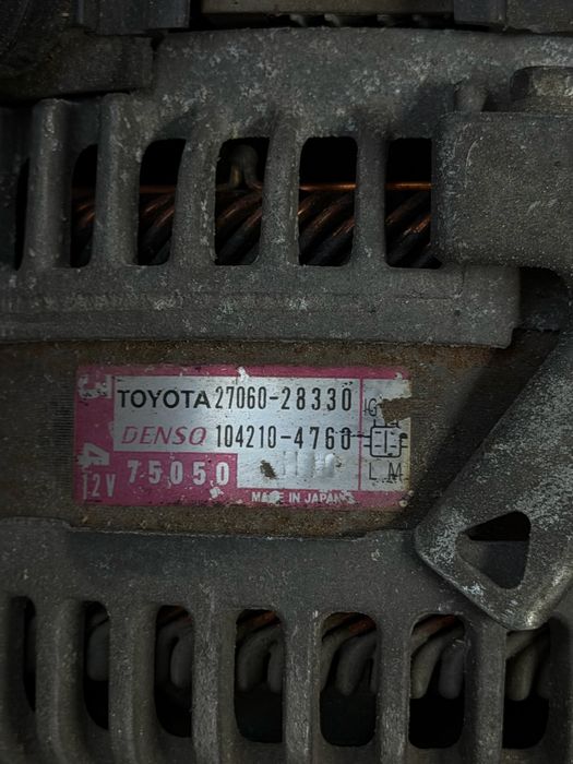 Генератор DENSO Toyota RAV4 2.0 1AZ-FE — оригинал