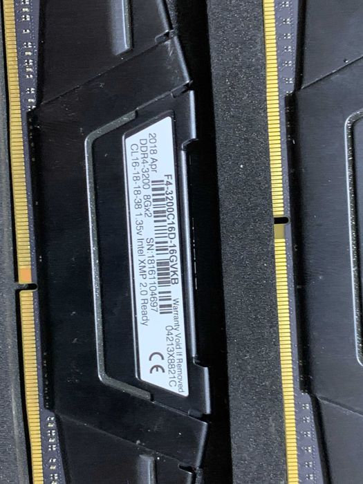 Operativka (RAM) – G.SKILL Ripjaws V (2 xil) DDR4 2666 MHZ va 3200 MHZ