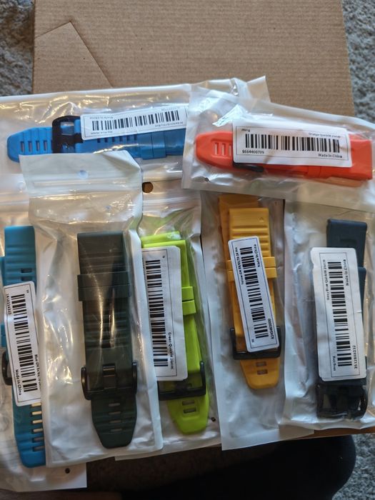 Нови силиконови каишки за Garmin часовници