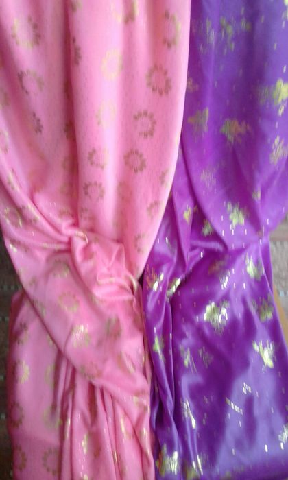 Легкие красивые блестящие ткани