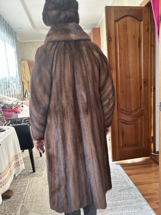 Шуба с шапкой